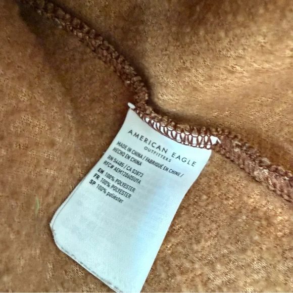 American Eagle Outfitters Tan Sherpa Jacket - Picture 5 of 7